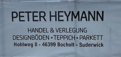 Handel und Verlegung mit Fussböden , Peter Heymann