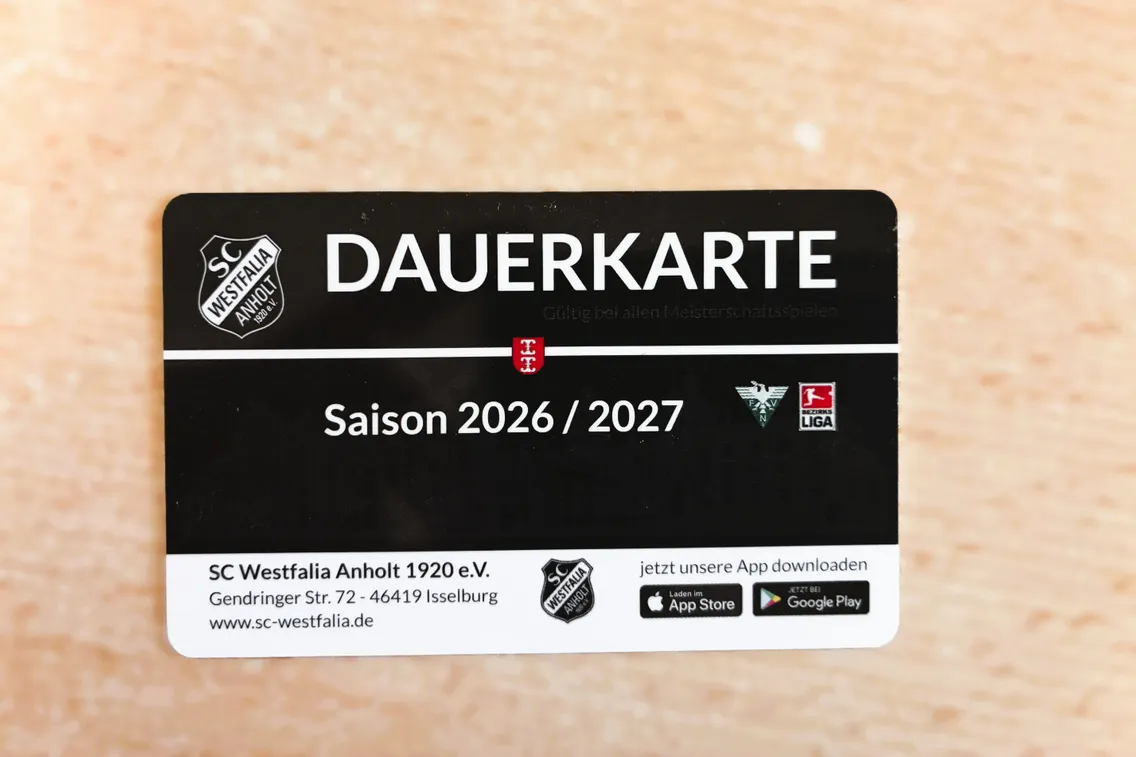 Foto zum Newsartikel Dauerkarte 26/27 ab sofort erhältlich