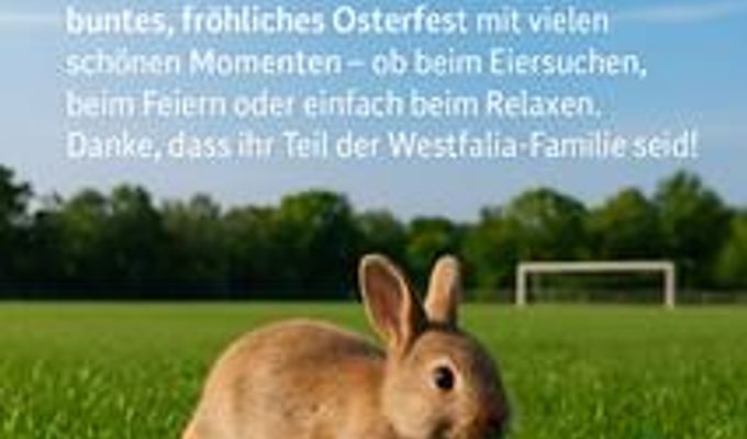 Westfalia wünscht Euch Frohe Ostern